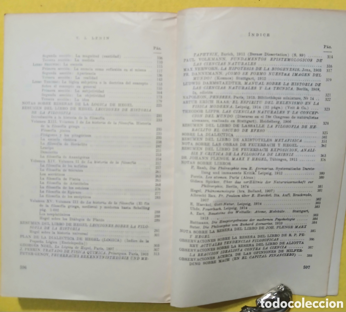 Libros de segunda mano: Cuadernos filos&oacute;ficos V.I.Lenin - Foto 4