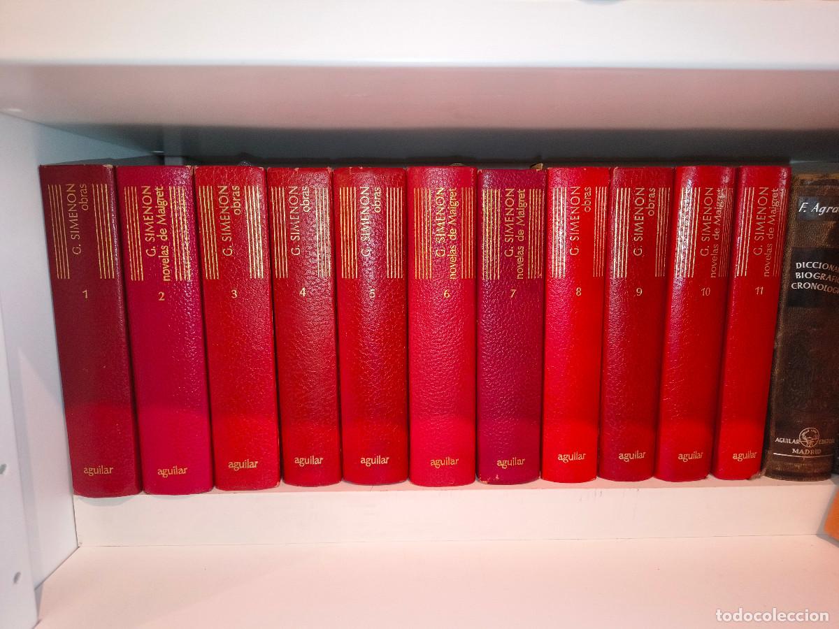 Libros de segunda mano: Lince Astuto, Obras de Maigret, Simenon, 11 tomos (completo) Aguilar