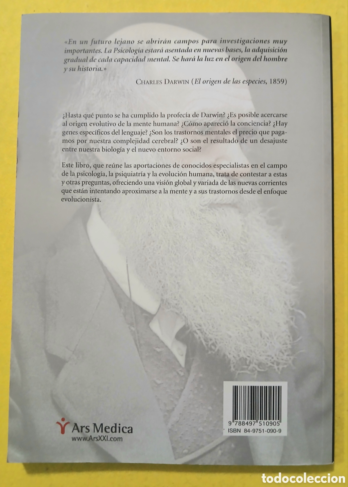 Libros de segunda mano: LA PROFEC&Iacute;A DE DARWIN Del origen de la mente a la Psicopatolog&iacute;a - Foto 7