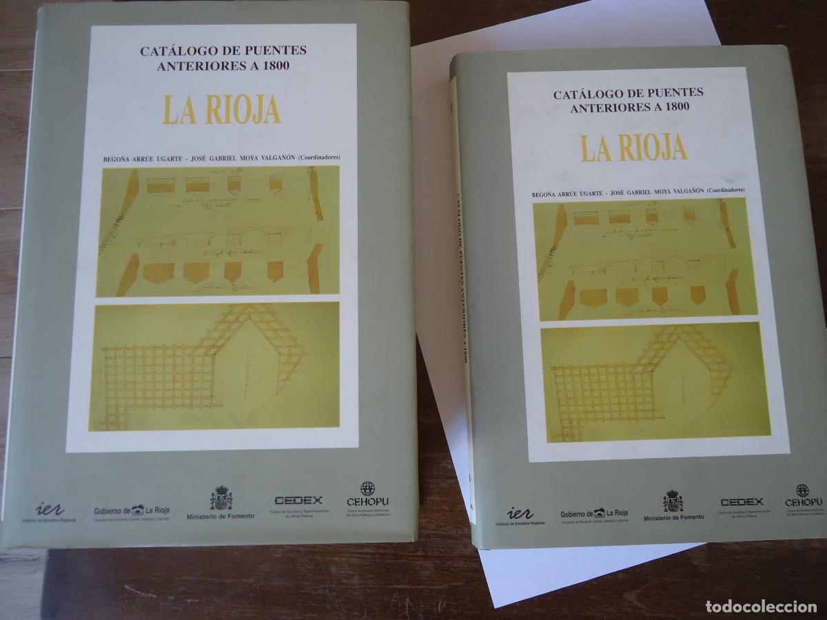 Livres d'occasion: Cat&aacute;logo de puentes anteriores a 1800. La Rioja. 2 tomos nuevos.