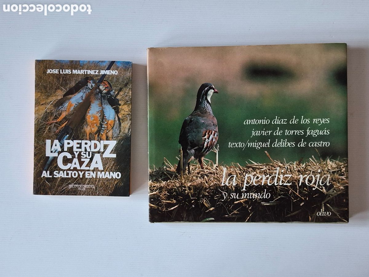 Libros de segunda mano: La perdiz y su caza y la perdiz roja. Lote 2 libros.