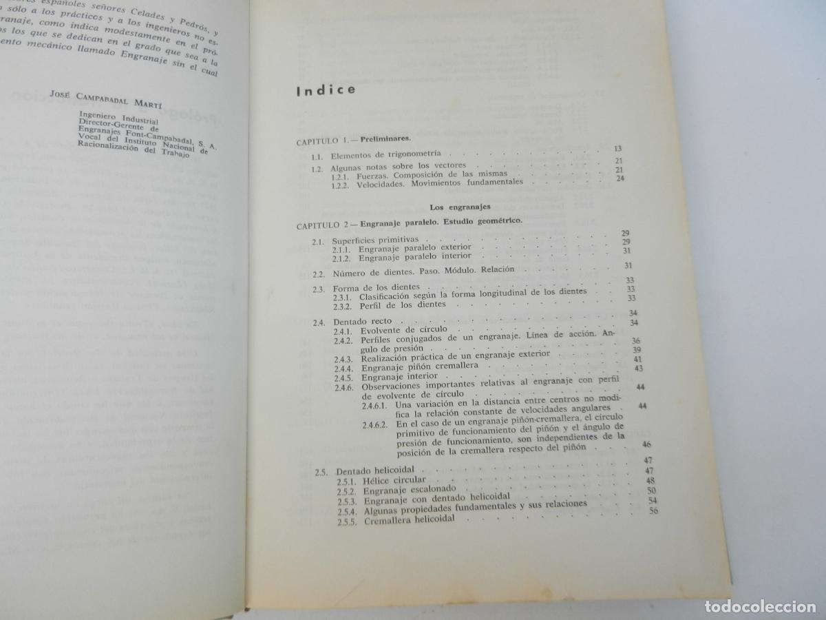 Libros de segunda mano: MANUAL PR&Aacute;CTICO DE ENGRANAJES - G. HENRIOT - MARCOMBO 1967. - Foto 3