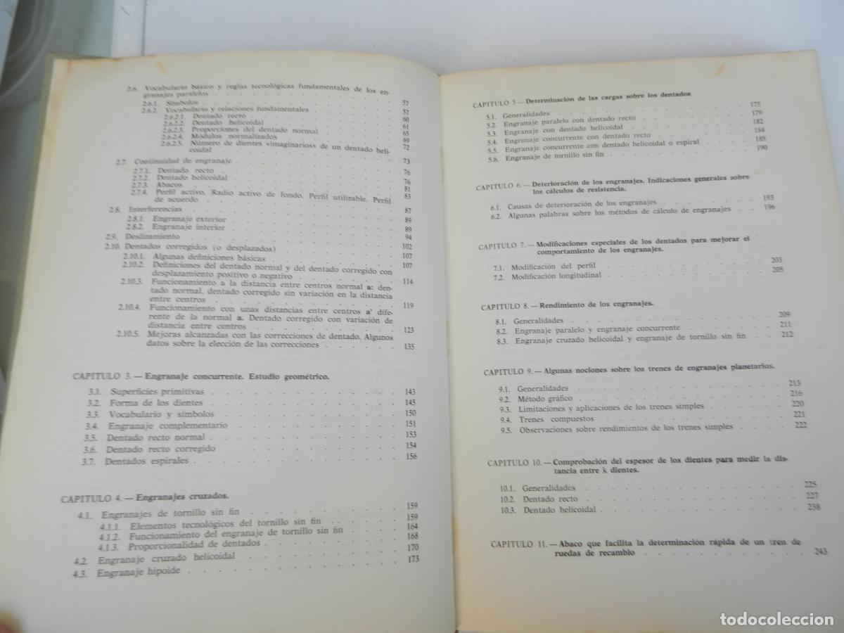 Libros de segunda mano: MANUAL PR&Aacute;CTICO DE ENGRANAJES - G. HENRIOT - MARCOMBO 1967. - Foto 4