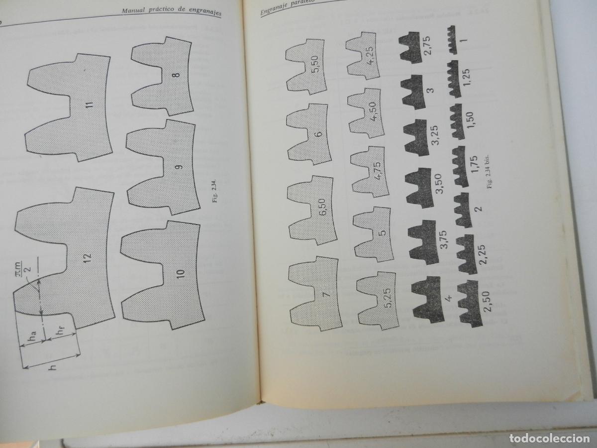 Libros de segunda mano: MANUAL PR&Aacute;CTICO DE ENGRANAJES - G. HENRIOT - MARCOMBO 1967. - Foto 8
