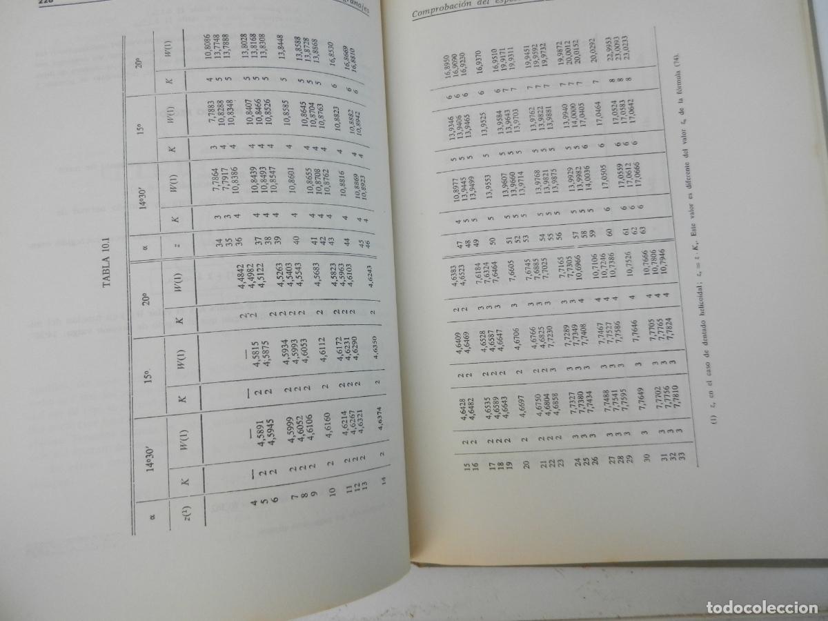 Libros de segunda mano: MANUAL PR&Aacute;CTICO DE ENGRANAJES - G. HENRIOT - MARCOMBO 1967. - Foto 9