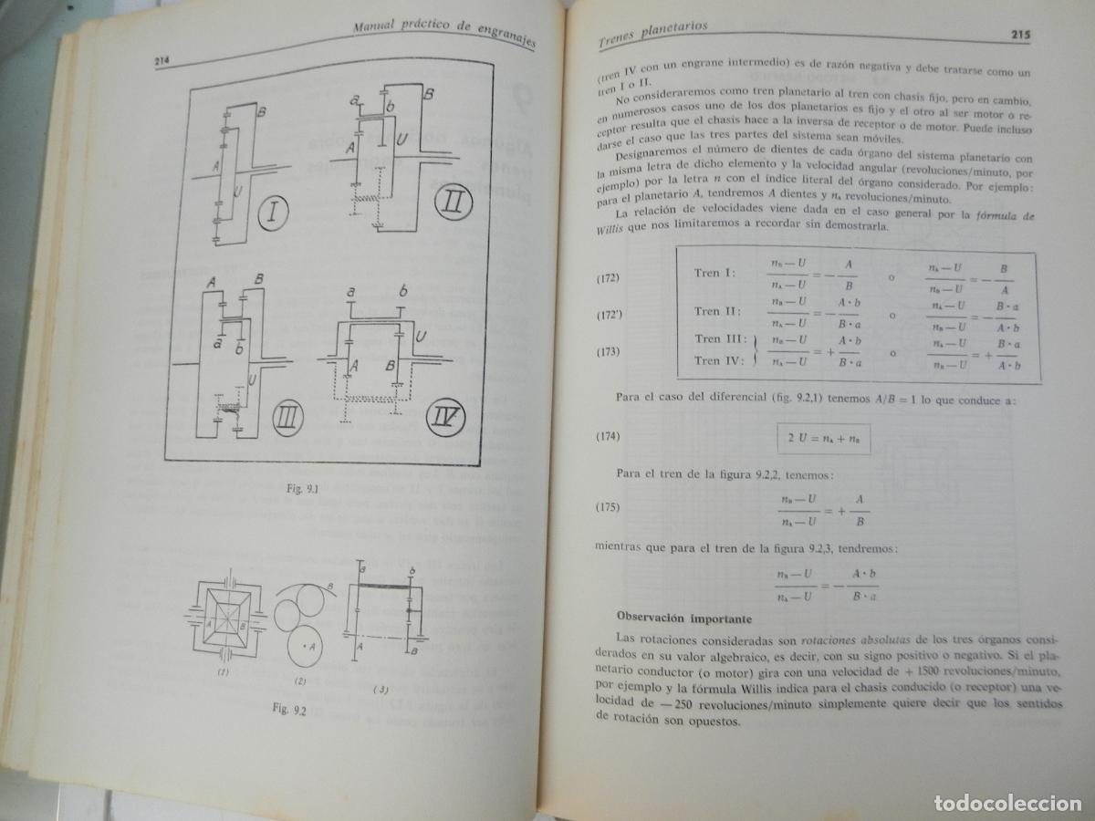 Libros de segunda mano: MANUAL PR&Aacute;CTICO DE ENGRANAJES - G. HENRIOT - MARCOMBO 1967. - Foto 11