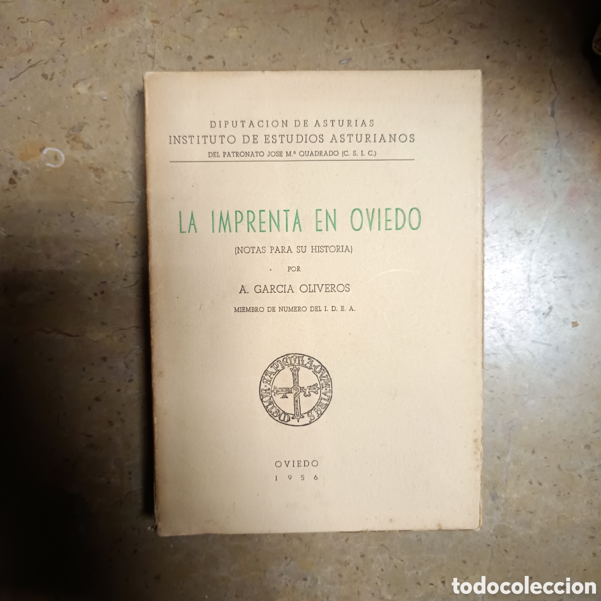 Libros de segunda mano: La imprenta en Oviedo. Garc&iacute;a Oliveros, Antonio