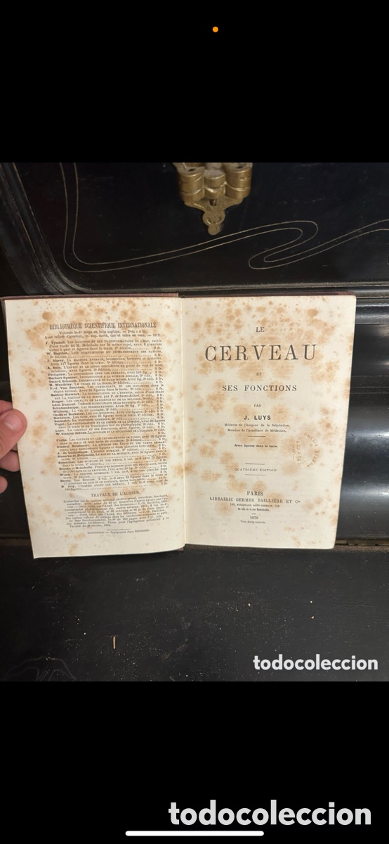 Libros de segunda mano: libro antiguo de &rdquo;Le Cerveau et ses Fonctions&rdquo; - Foto 3