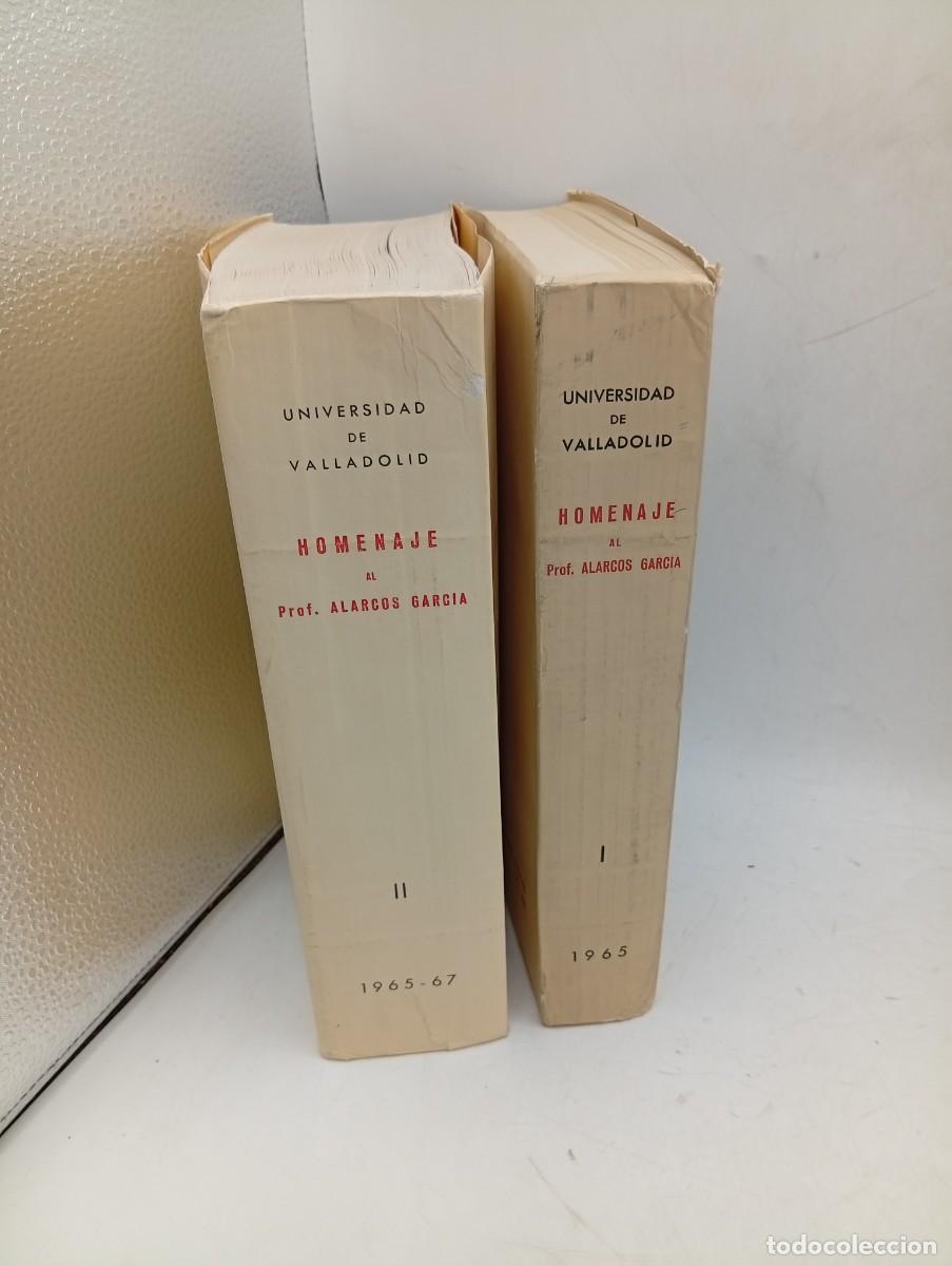Libros de segunda mano: HOMENAJE AL PROFESOR ALARCOS GARCIA. TOMO I Y II. UNIVERSIDAD DE VALLADOLID. 1965-67. PAGS: 685/975.