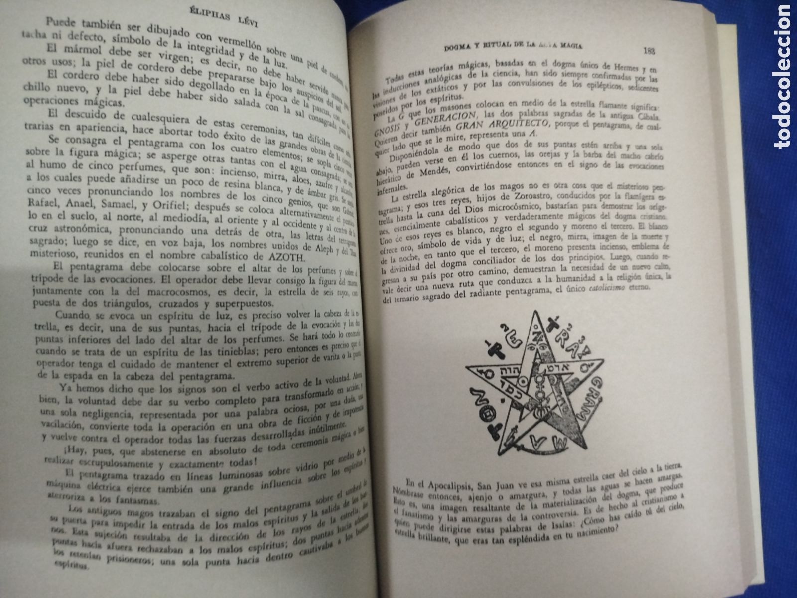 Libros de segunda mano: Eliphas Levi, Dogma y ritual de la alta magia - Foto 3
