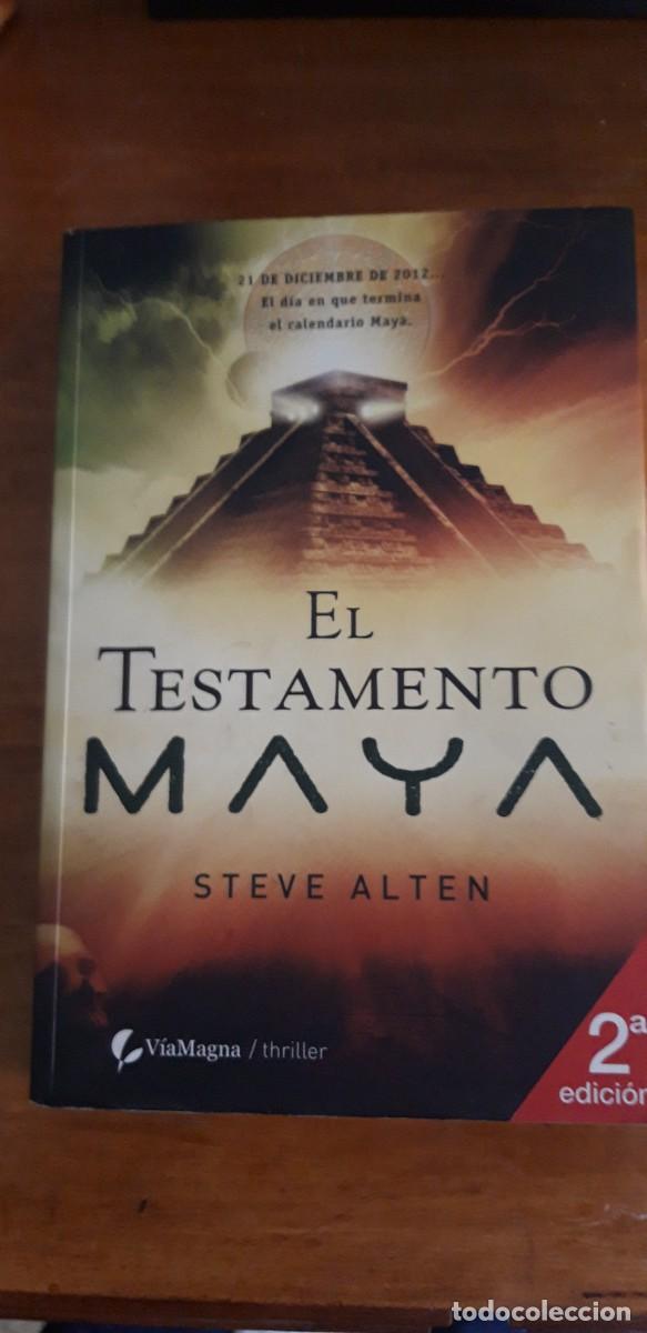 Libros de segunda mano: LIBRO MISTERIO EL TESTAMENTO MAYA TAPA DURA EN BUEN ESTADO