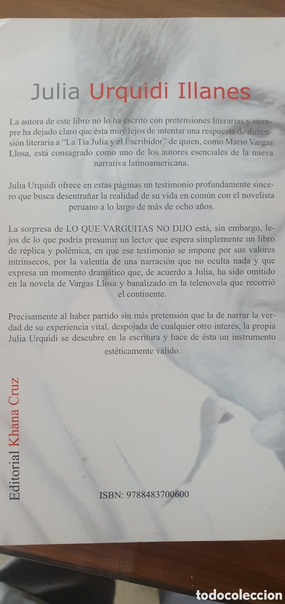 Libros de segunda mano: Lo que Varguitas no dijo - Foto 2