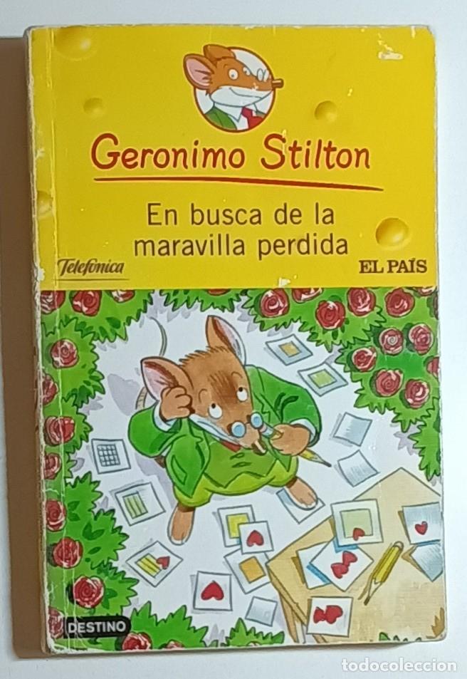 Libri di seconda mano: GERONIMO STILTON - EN BUSCA DE LA MARAVILLA PERDIDA - EL PA&Iacute;S - 2010