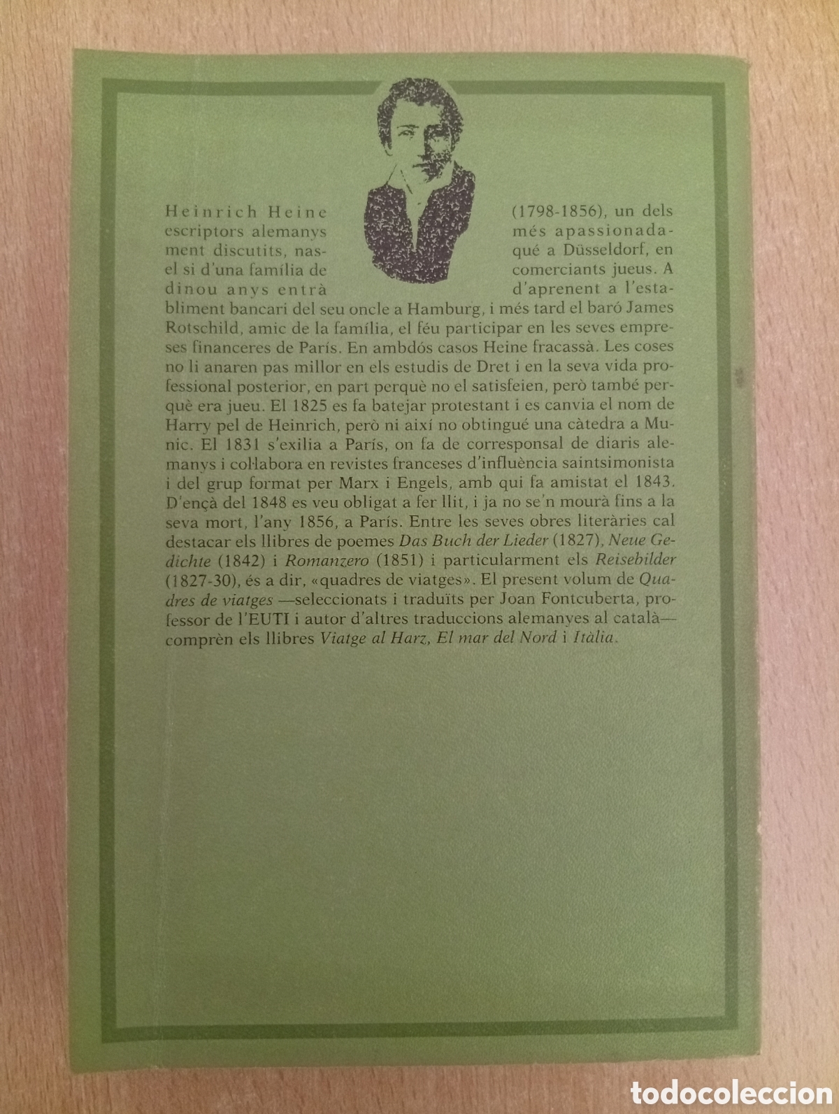 Libros de segunda mano: QUADRES DE VIATGES. Heinrich Heine - Foto 2