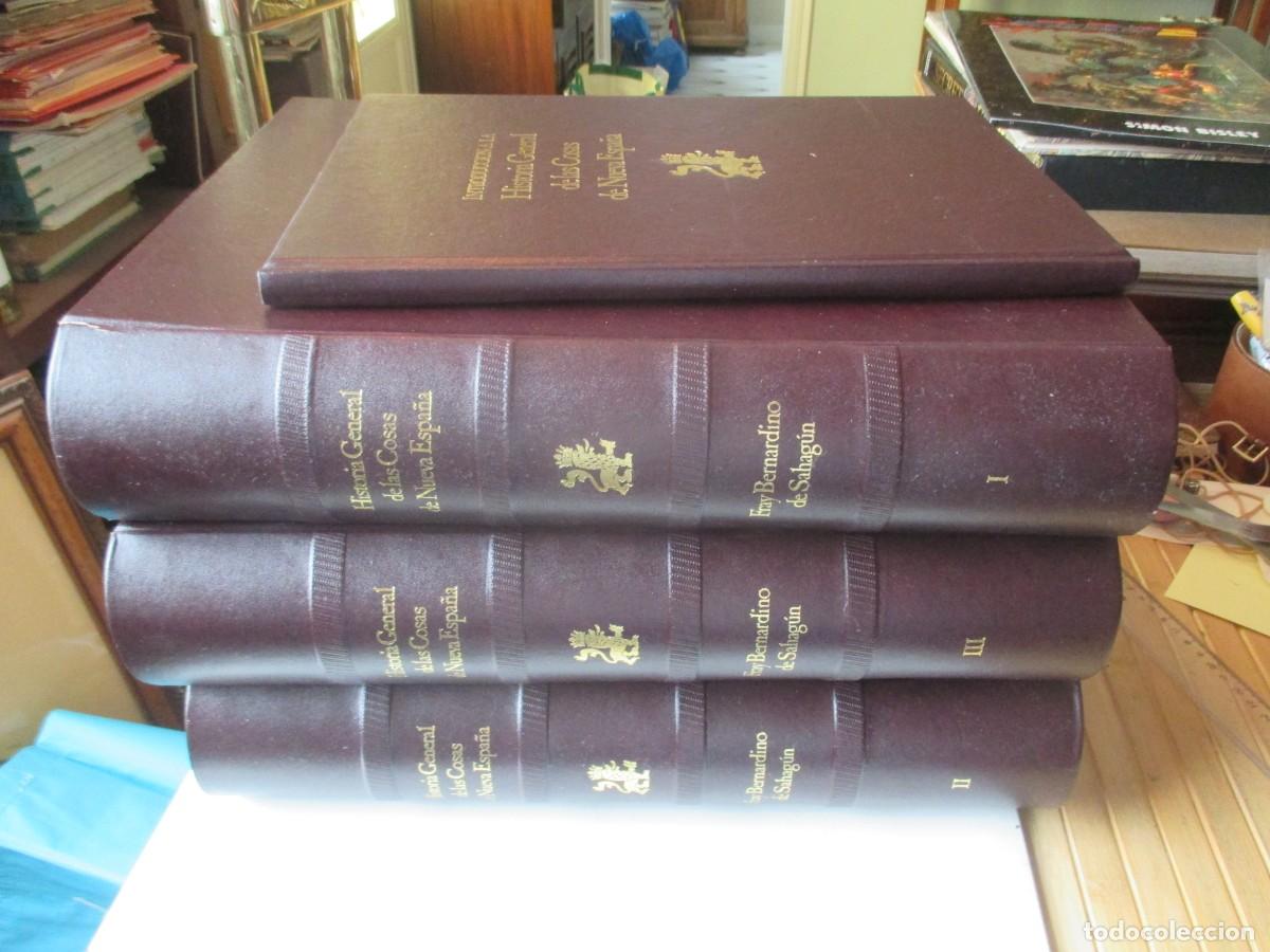 Libros de segunda mano: Historia general de las cosas de Nueva Espa&ntilde;a (3 tomos facsimil e introducci&oacute;n) W41201
