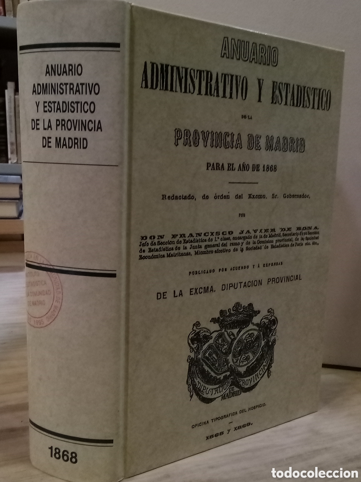 Livres d'occasion: Anuario administrativo y estad&iacute;stico de la provincia de Madrid