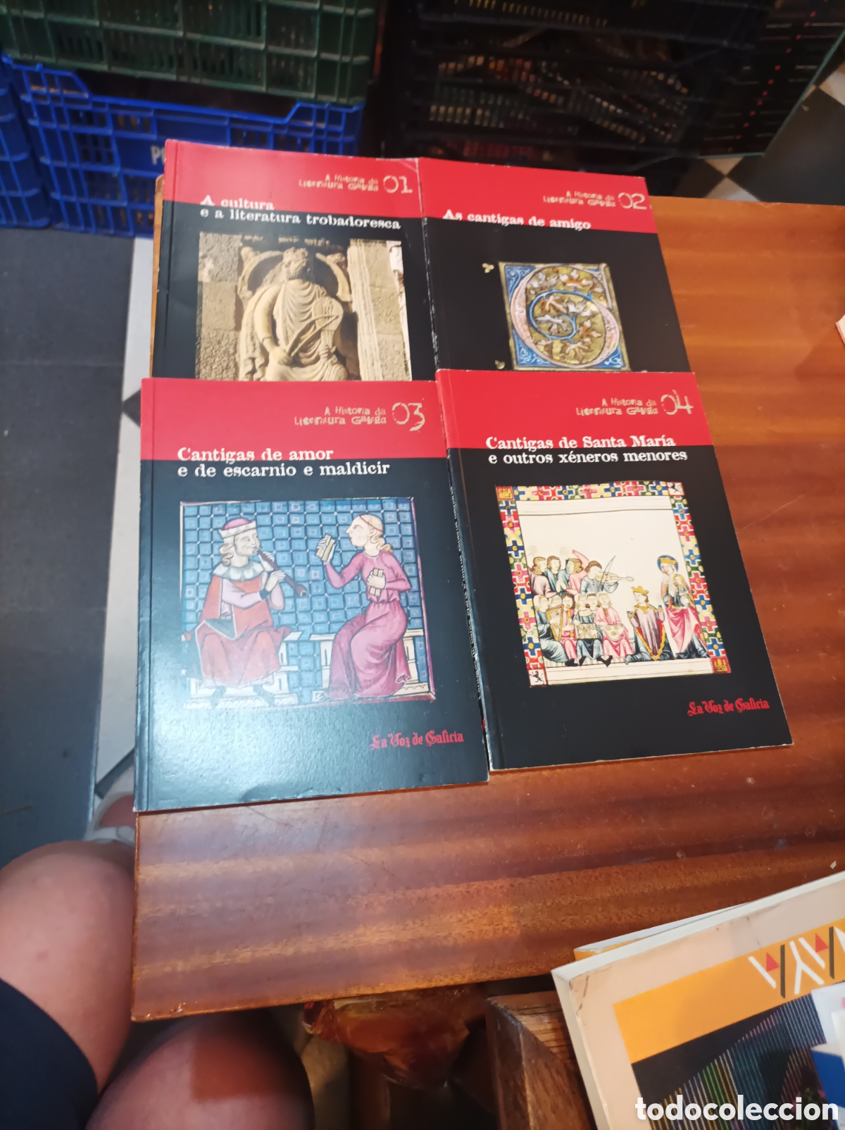 Libros de segunda mano: A HISTORIA DA LITERATURA GALEGA.1,2,3,4 .LA VOZ DE GALICIA.