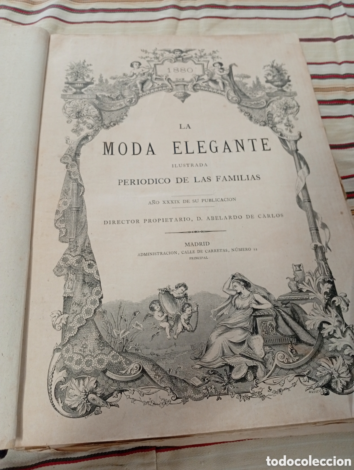 Gebrauchte B&uuml;cher: La moda elegante ilustrada 1880