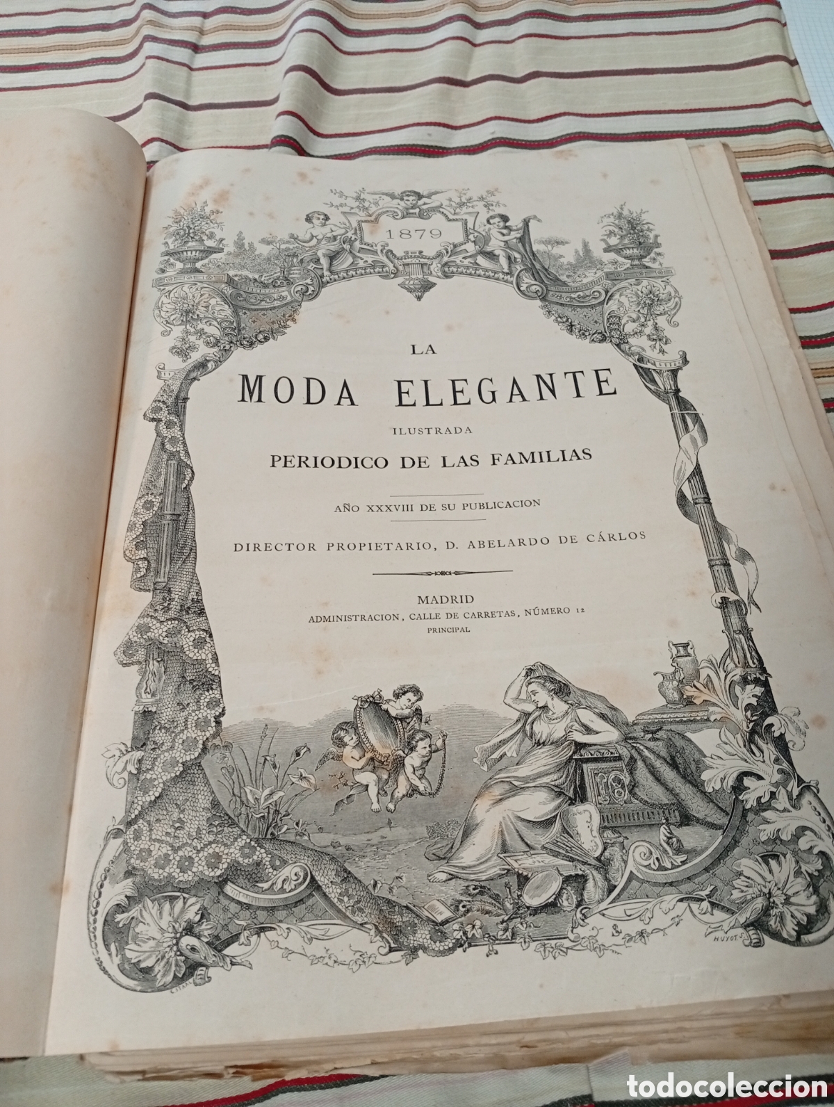 Libros de segunda mano: La moda elegante ilustrada 1879