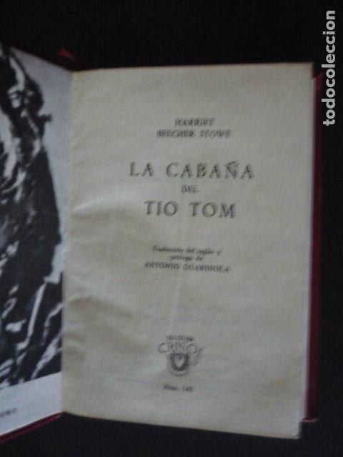 Gebrauchte B&uuml;cher: LA CABA&Ntilde;A DEL TIO TOM HARRIET BEECHER STOWE CRISOL N&ordm; 143 ED. AGUILAR 1964