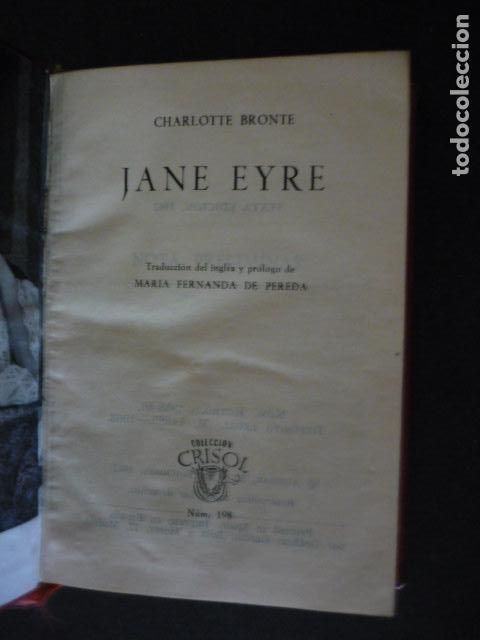 Livres d'occasion: JANE EYRE CHARLOTTE BRONTE CRISOL N&ordm; 198 ED. AGUILAR 1962