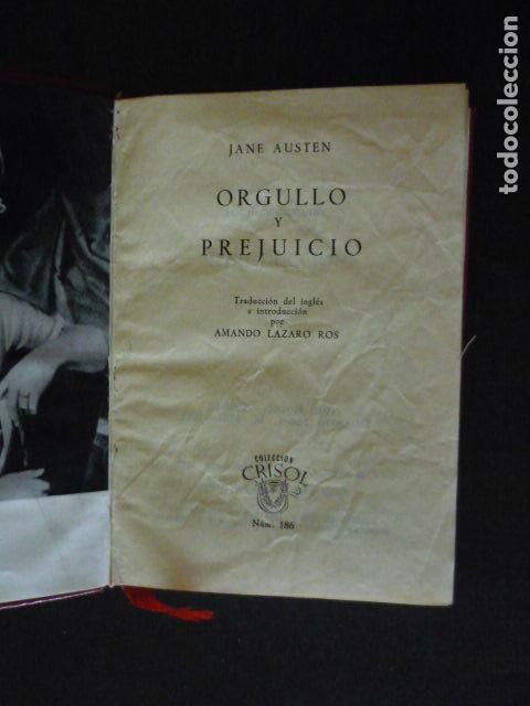 Gebrauchte B&uuml;cher: ORGULLO Y PREJUICIO DE JANE AUSTEN CRISOL N&ordm; 186 ED. AGUILAR 1962