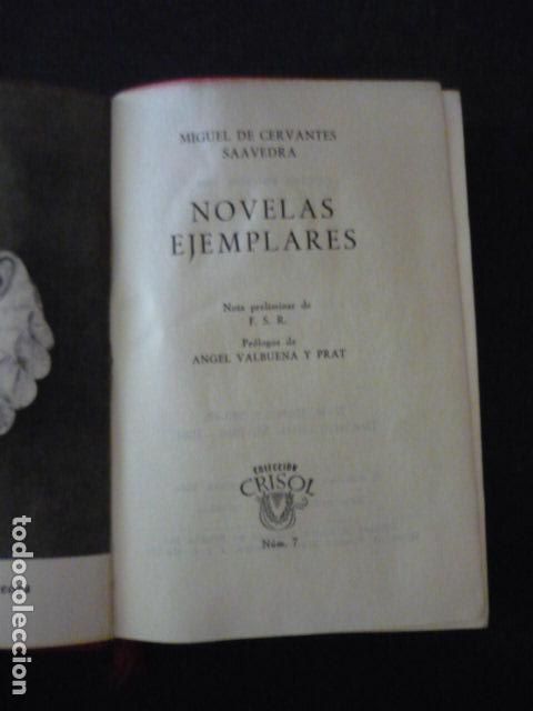 Gebrauchte B&uuml;cher: NOVELAS EJEMPLARES DE MIGUEL DE CERVANTES CRISOL N&ordm; 7 ED. AGUILAR 1964