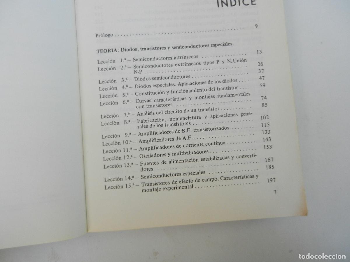 Libros de segunda mano: ELECTR&Oacute;NICA FUNDAMENTAL 5 - J. M&ordf; ANGULO - PARANINFO 1983. - Foto 4