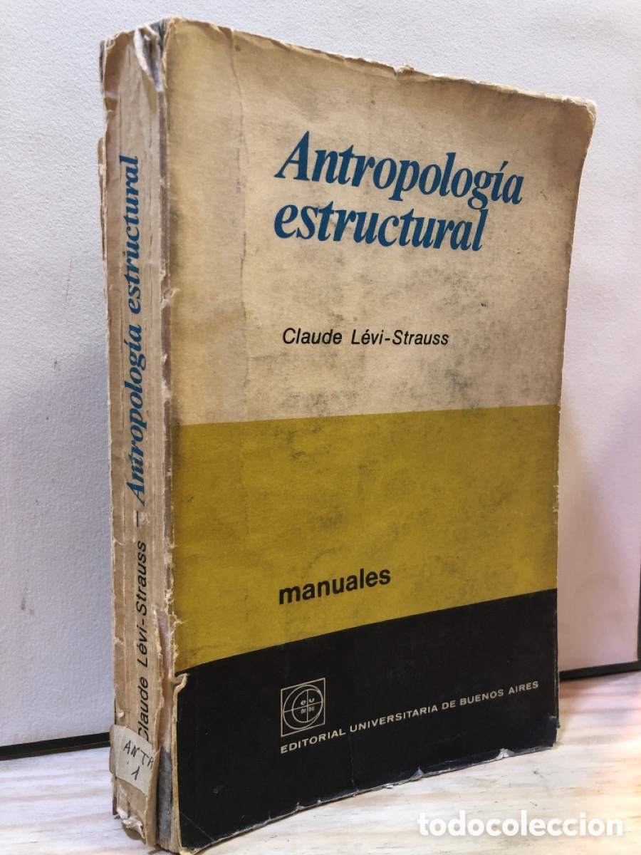 Second hand books: Antropolog&iacute;a estructural - Claude L&eacute;vi-Strauss