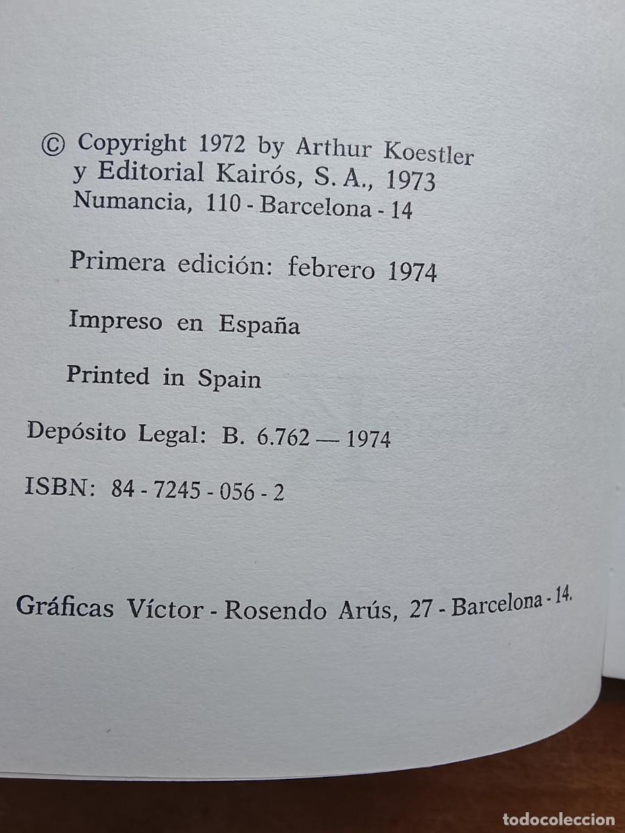 Libros de segunda mano: Las ra&iacute;ces del azar, Arthur Koestler - Foto 3