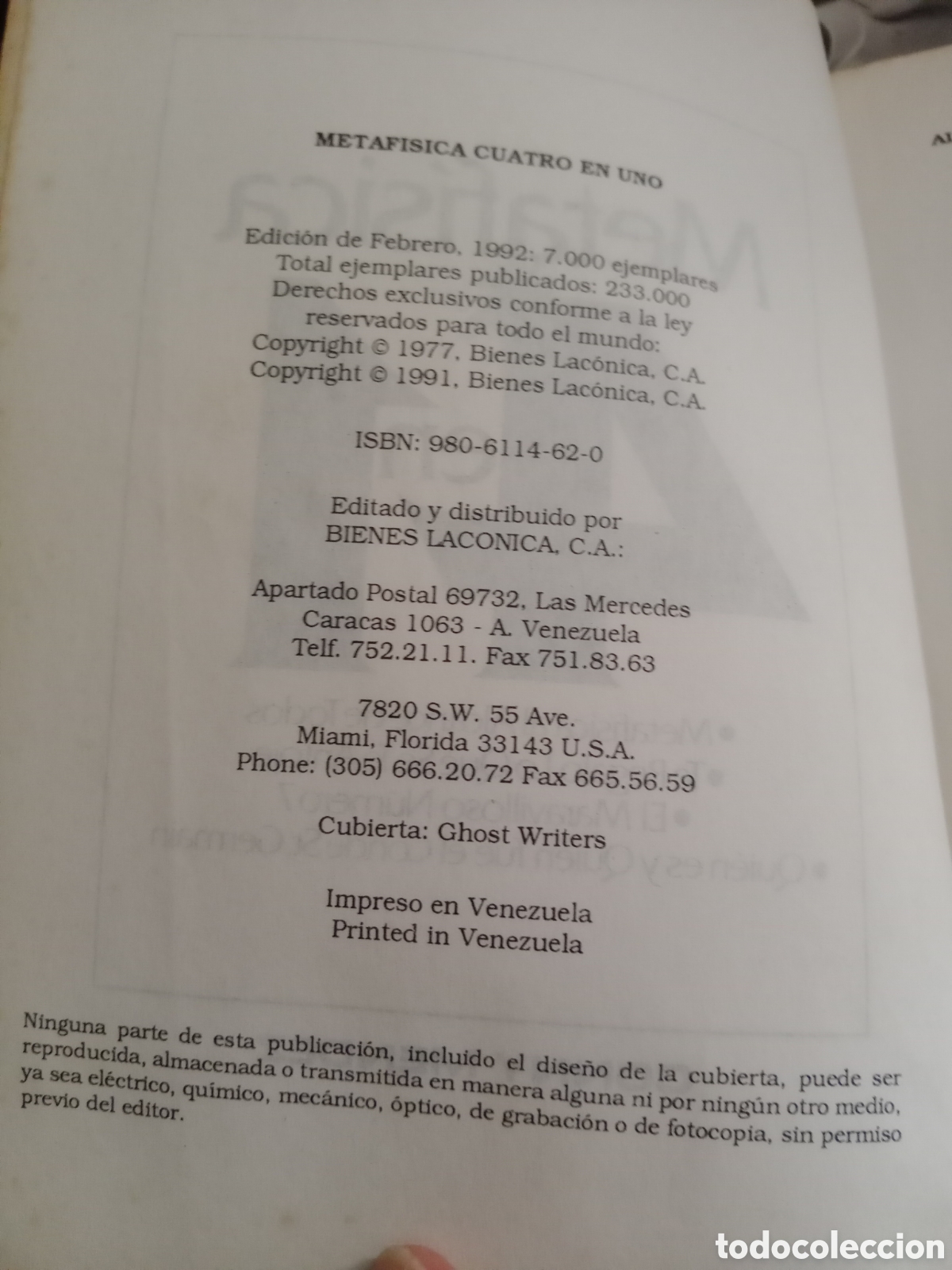 Libros de segunda mano: Metaf&iacute;sica 4 en 1 Conny Mendez edicion 1992 - Foto 3