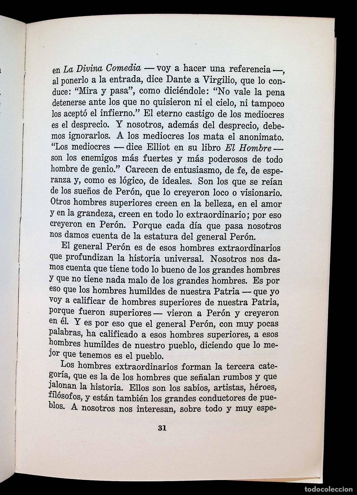 Libros de segunda mano: HISTORIA DEL PERONISMO. - PERON, Eva. - Foto 4