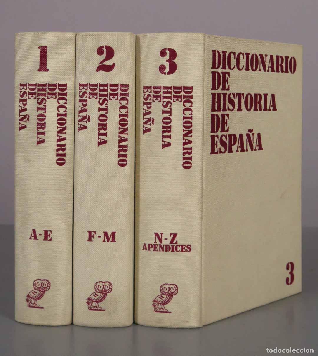Libros de segunda mano: Diccionario de Historia de Espa&ntilde;a - Germ&aacute;n Bleiberg - Revista de Occidente 3 TOMOS