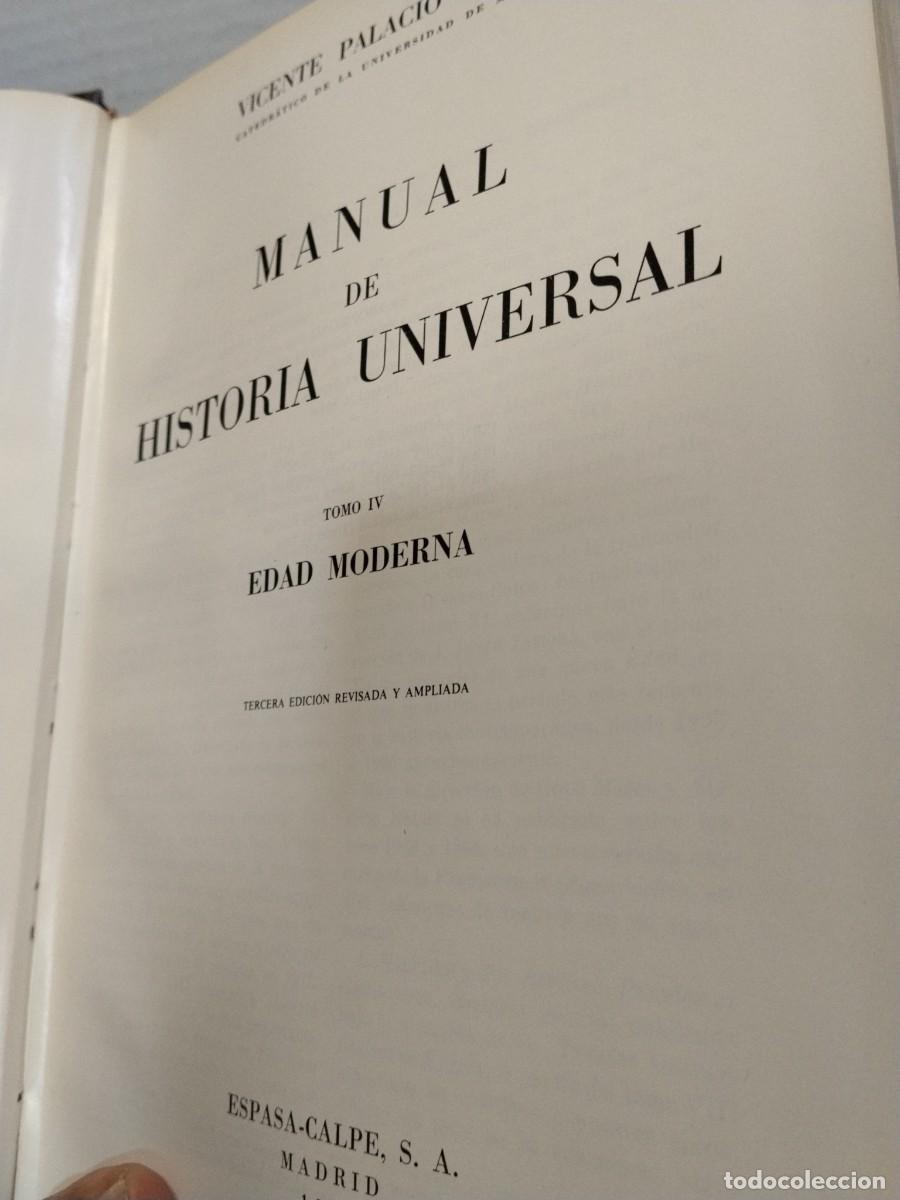 Livres d'occasion: Vicente Palacio Atard. T. IV. Historia Moderna Manual de Historia Universal