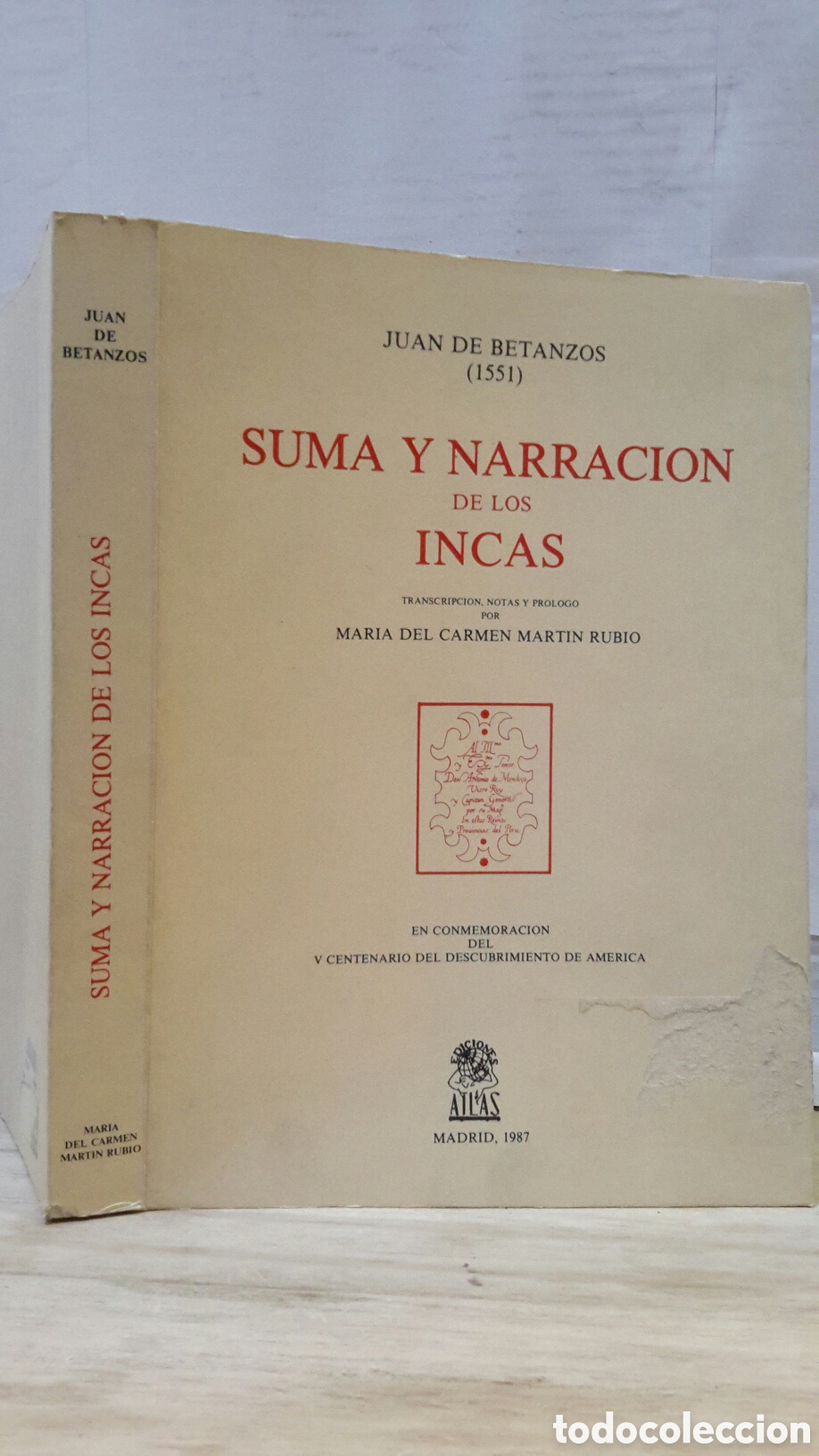 Second hand books: Juan De Betanzos. Suma y Narracion de los Incas.