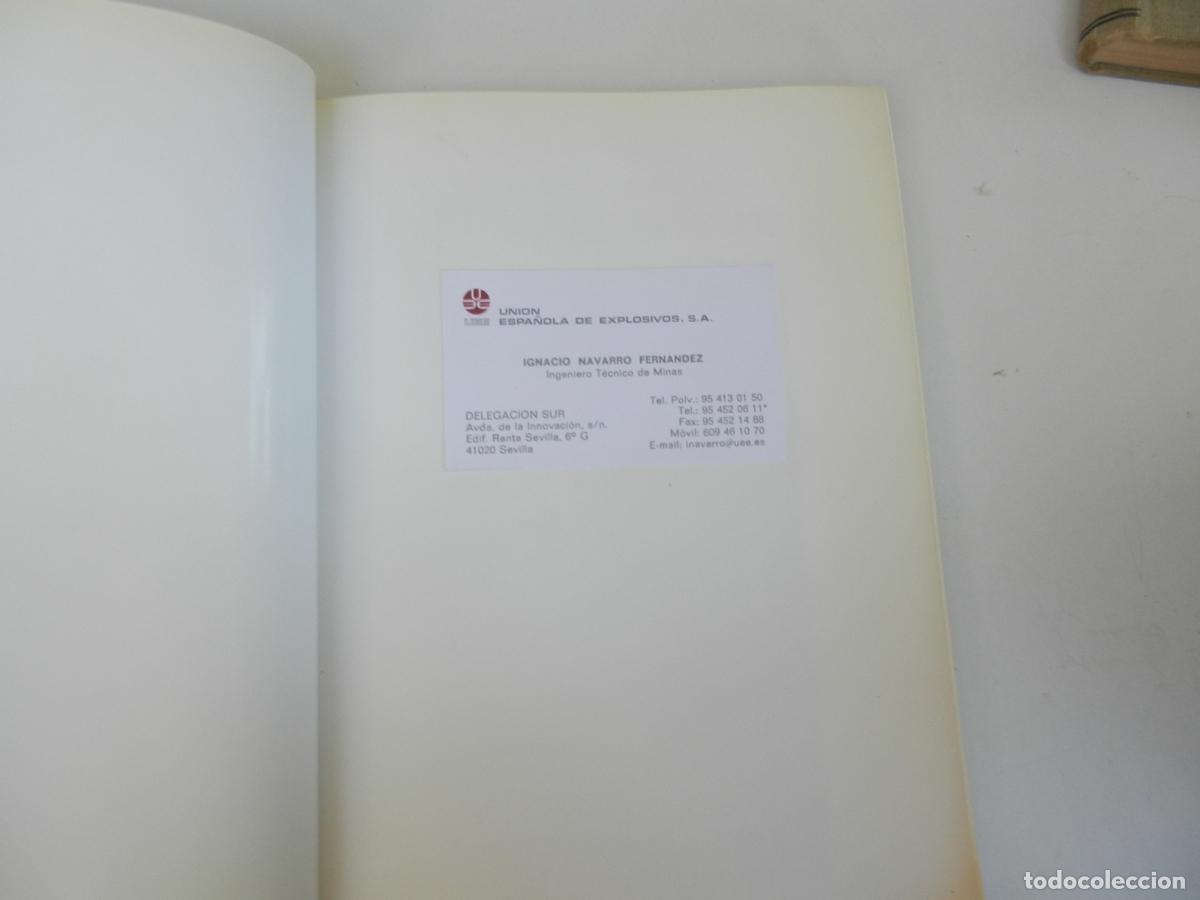Libros de segunda mano: MANUAL DE EMPLEO DE EXPLOSIVOS - EDITA UNI&Oacute;N ESPA&Ntilde;OLA DE EXPLOSIVOS 2000. - Foto 3