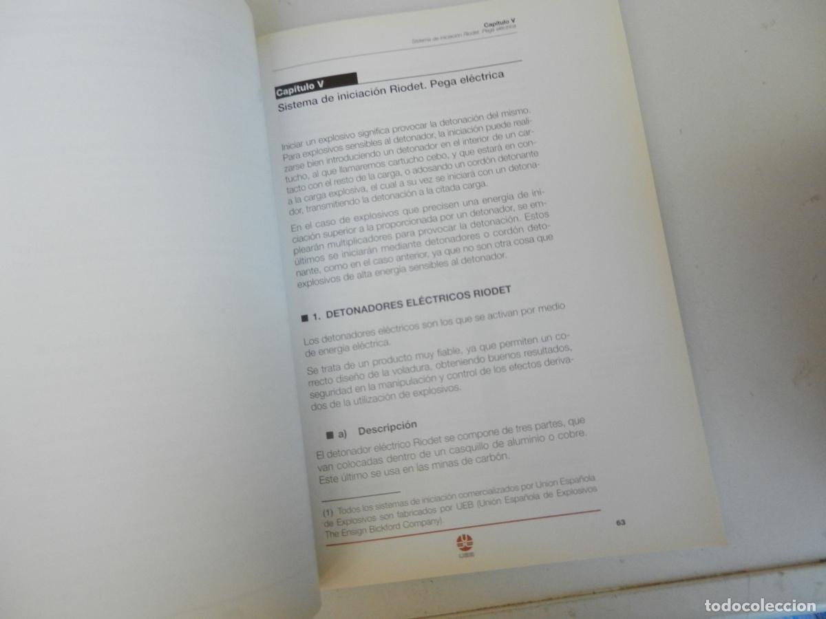 Libros de segunda mano: MANUAL DE EMPLEO DE EXPLOSIVOS - EDITA UNI&Oacute;N ESPA&Ntilde;OLA DE EXPLOSIVOS 2000. - Foto 6