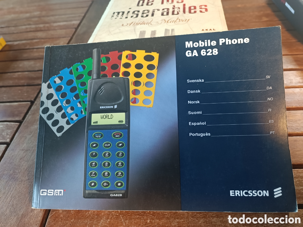 Libros de segunda mano: Libro instrucciones Ericsson GA 628 GSM MOBILE PHONE tel&eacute;fono m&oacute;vil 1997