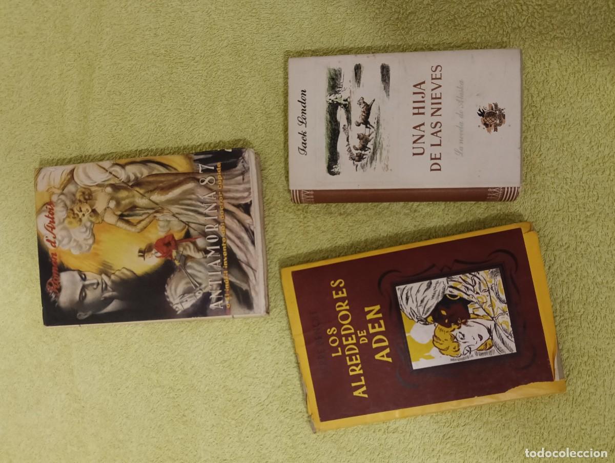 Libros de segunda mano: Lote 3 Novelas Antiguas A&ntilde;os 40-50: Jack London (Jan&eacute;s 1949), Pierre Benoit y Rom&aacute;n D'Artois - Con S