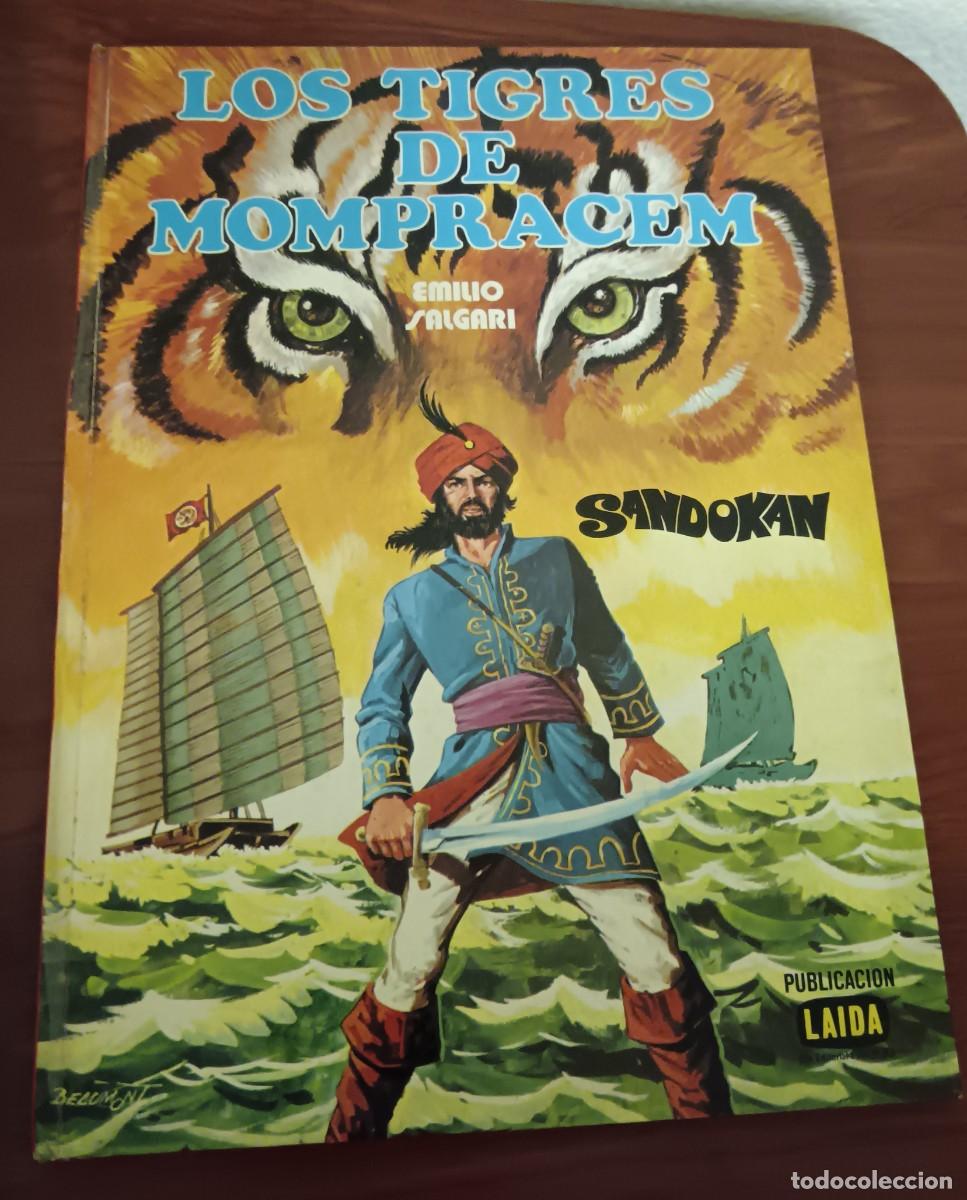 Libros de segunda mano: LOS TIGRES DE MOMPRACEM SANDOKAN EMILIO SALGARI COLECCI&Oacute;N EDICLAS N&ordm; 13 EDICIONES LAIDA A&Ntilde;O 1976