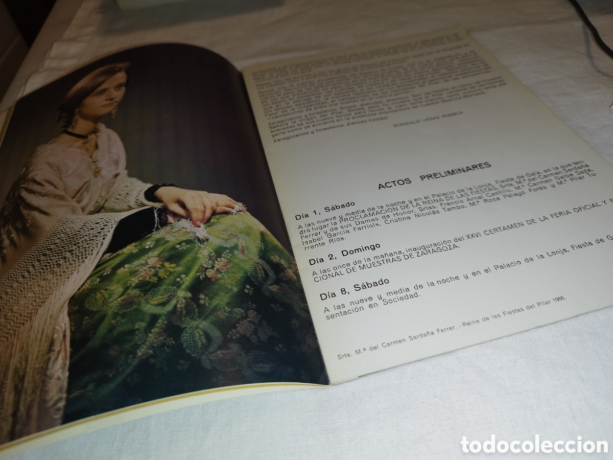 Libros de segunda mano: PROGRAMA OFICIAL FIESTAS DEL PILAR ZARAGOZA 1966. ILUSTRADO. - Foto 4