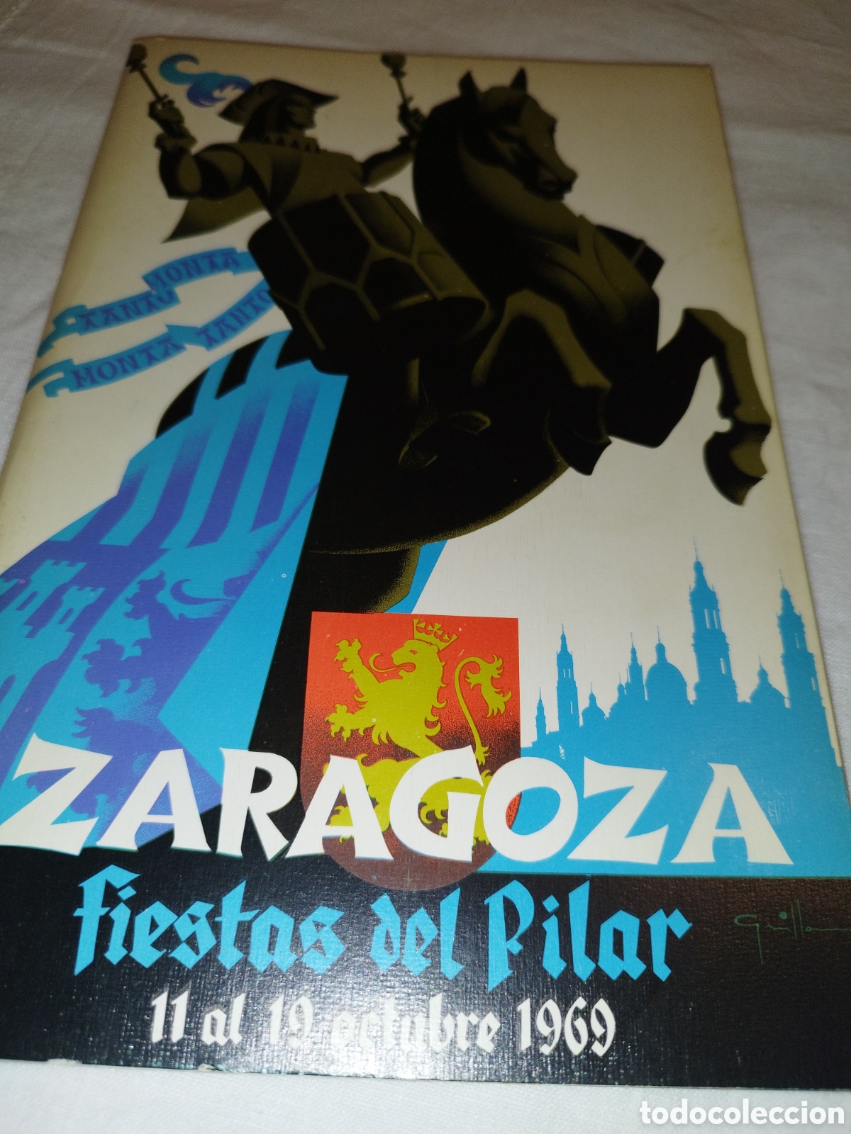 Libros de segunda mano: PROGRAMA OFICIAL FIESTAS DEL PILAR ZARAGOZA 1969 ILUSTRADO.
