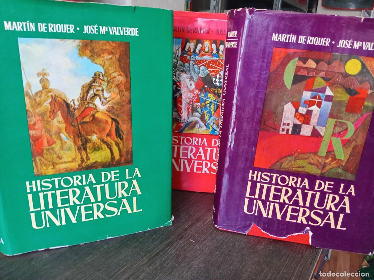 Gebrauchte B&uuml;cher: HISTORIA DE LA LITERATURA UNIVERSAL - COMPLETA - 3 TOMOS - ED. PLANETA 1968