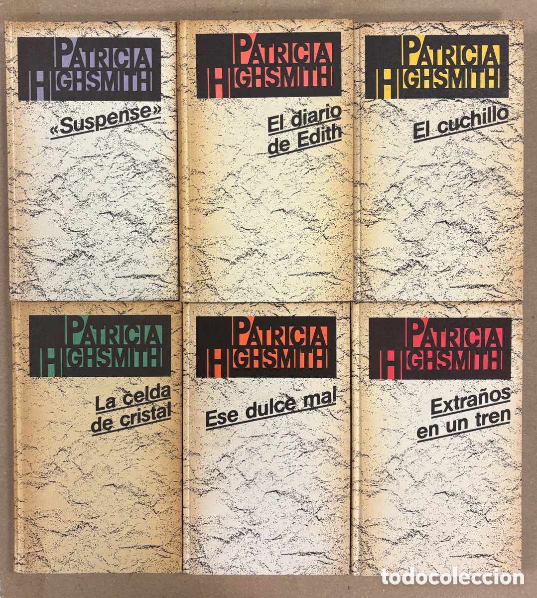Libri di seconda mano: COLECCI&Oacute;N PATRICIA HIGHSMITH. LOTE DE 6 NOVELAS. VER T&Iacute;TULOS EN FOTOGRAF&Iacute;AS.
