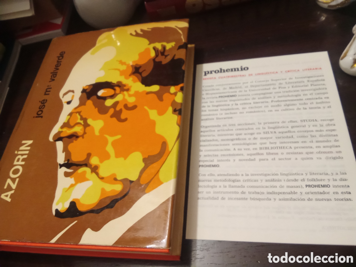 Libros de segunda mano: AZOR&Iacute;N - Jos&eacute; Mar&iacute;a Valverde - primera edici&oacute;n 1971