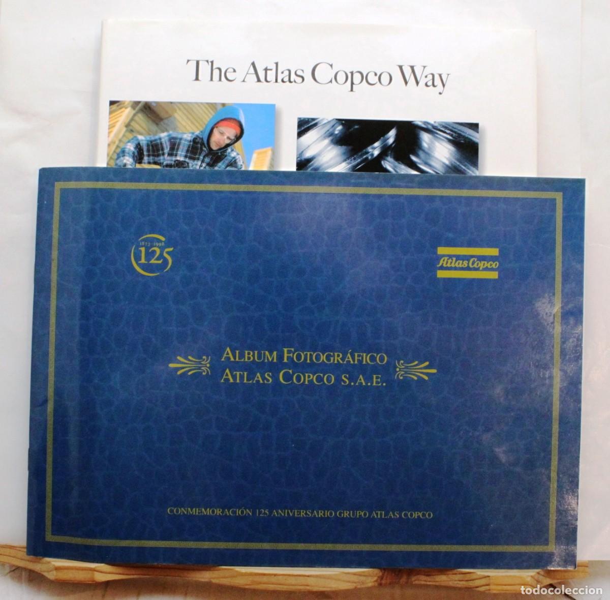 Libros de segunda mano: THE ATLAS COPCO WAY + ALBUN FOTOS 125 Aniversario. Historia Industria Suecia Herramientas Tecnolog&iacute;a