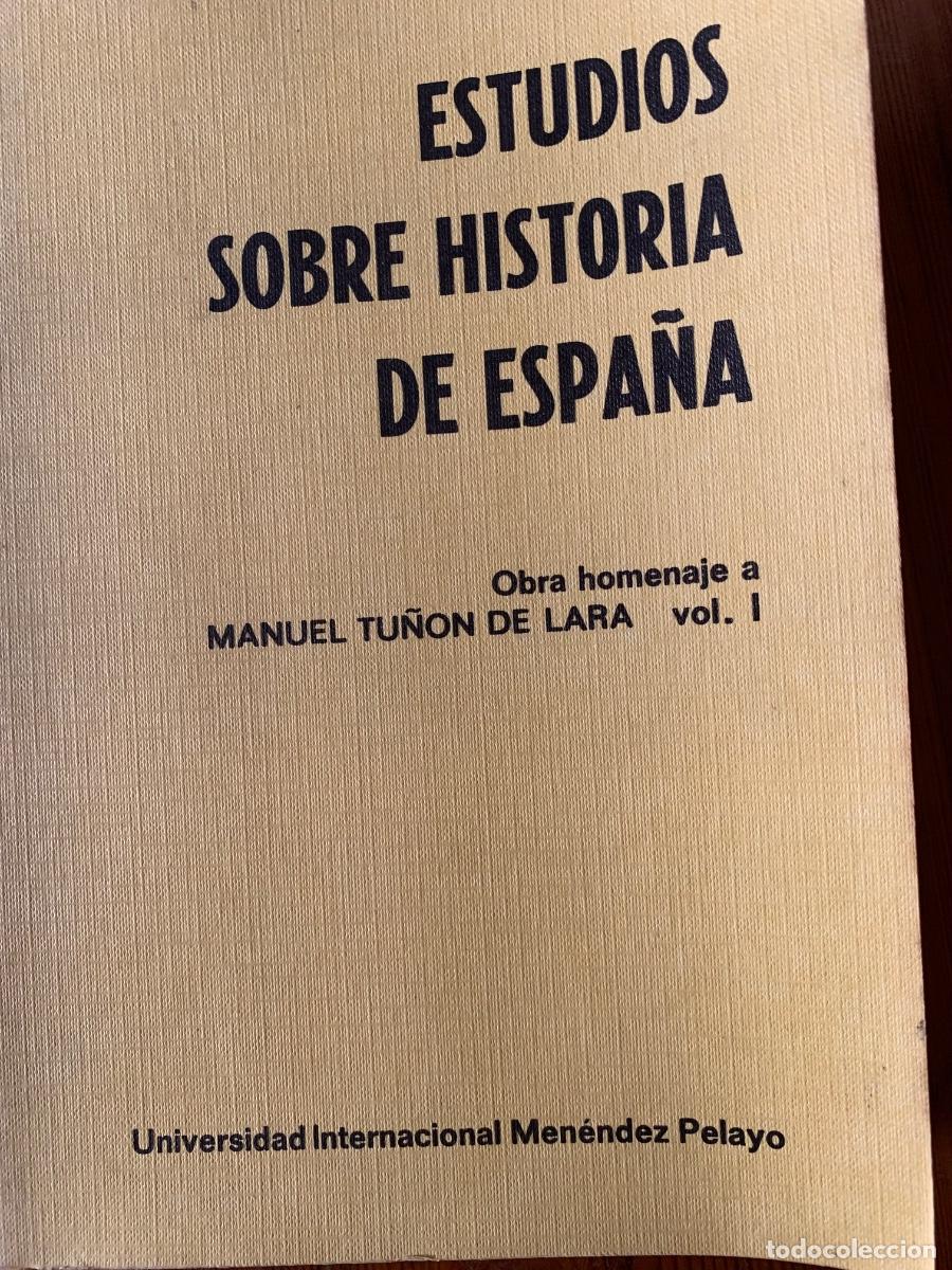 Libros de segunda mano: Estudios sobre Historia de Espa&ntilde;a ( 3 vol&uacute;menes) - Foto 5