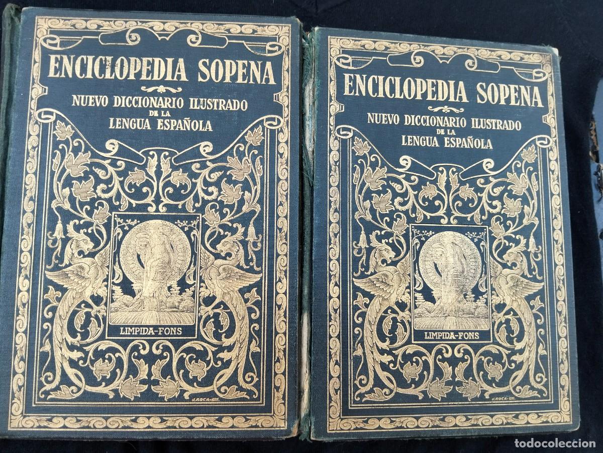 Libros de segunda mano: Libros tomo l y ll Enciclopedia Sopena Nuevo Diccionario Ilustrado Lengua Espa&ntilde;ola, Limpida -Fons