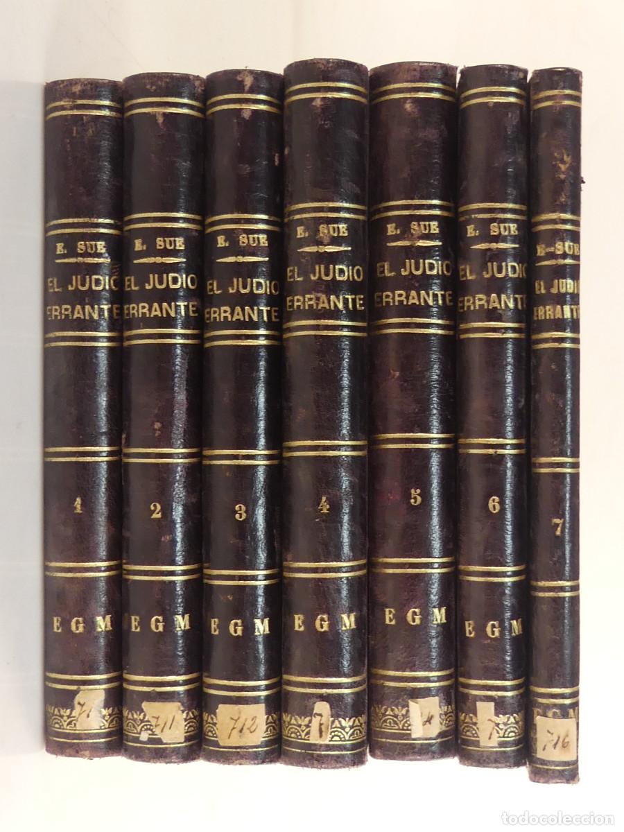 Libri di seconda mano: Libros Antiguos - Judio Errante - A&ntilde;o 1844 - Siete Tomos