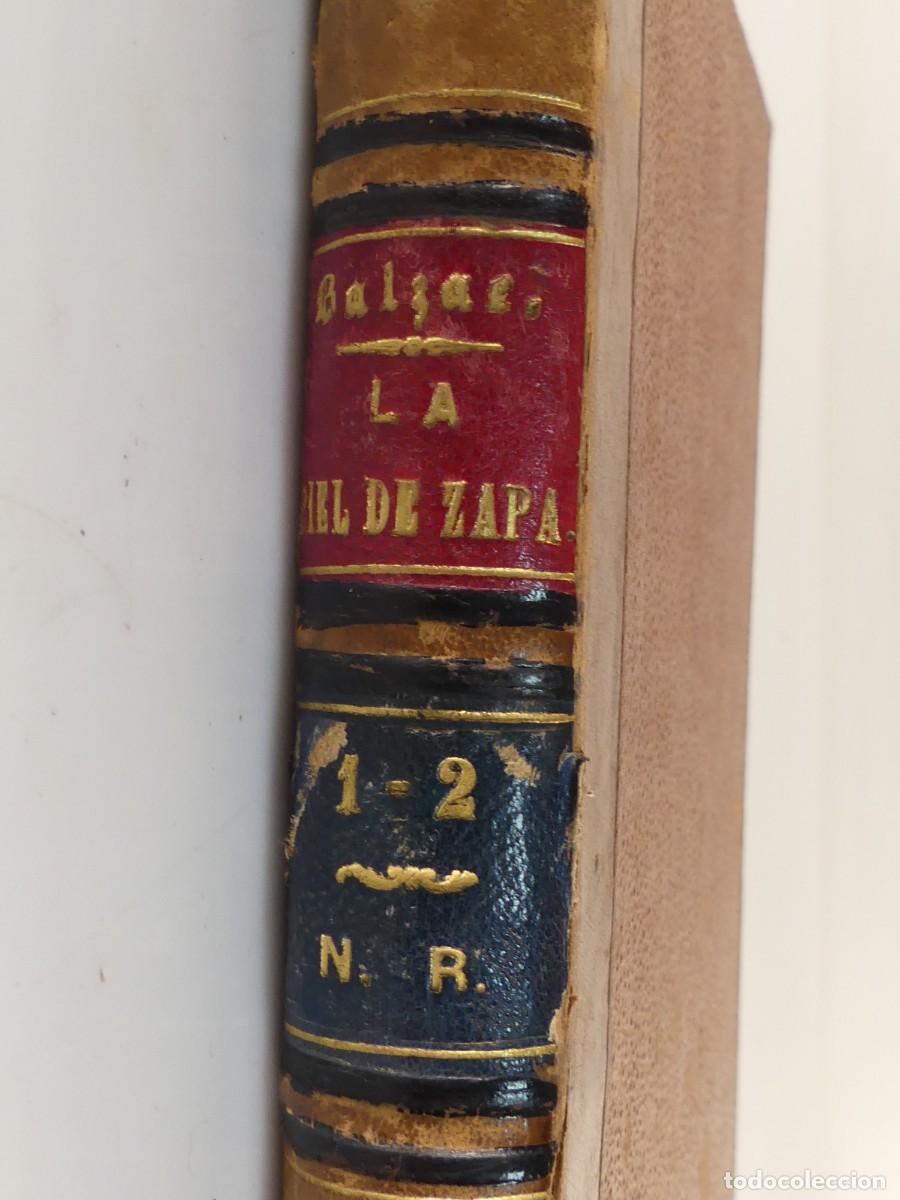 Libri di seconda mano: Libro Antiguo - La Piel de Zapa - H. de Balzag -A&ntilde;o 1875 - Tomo I